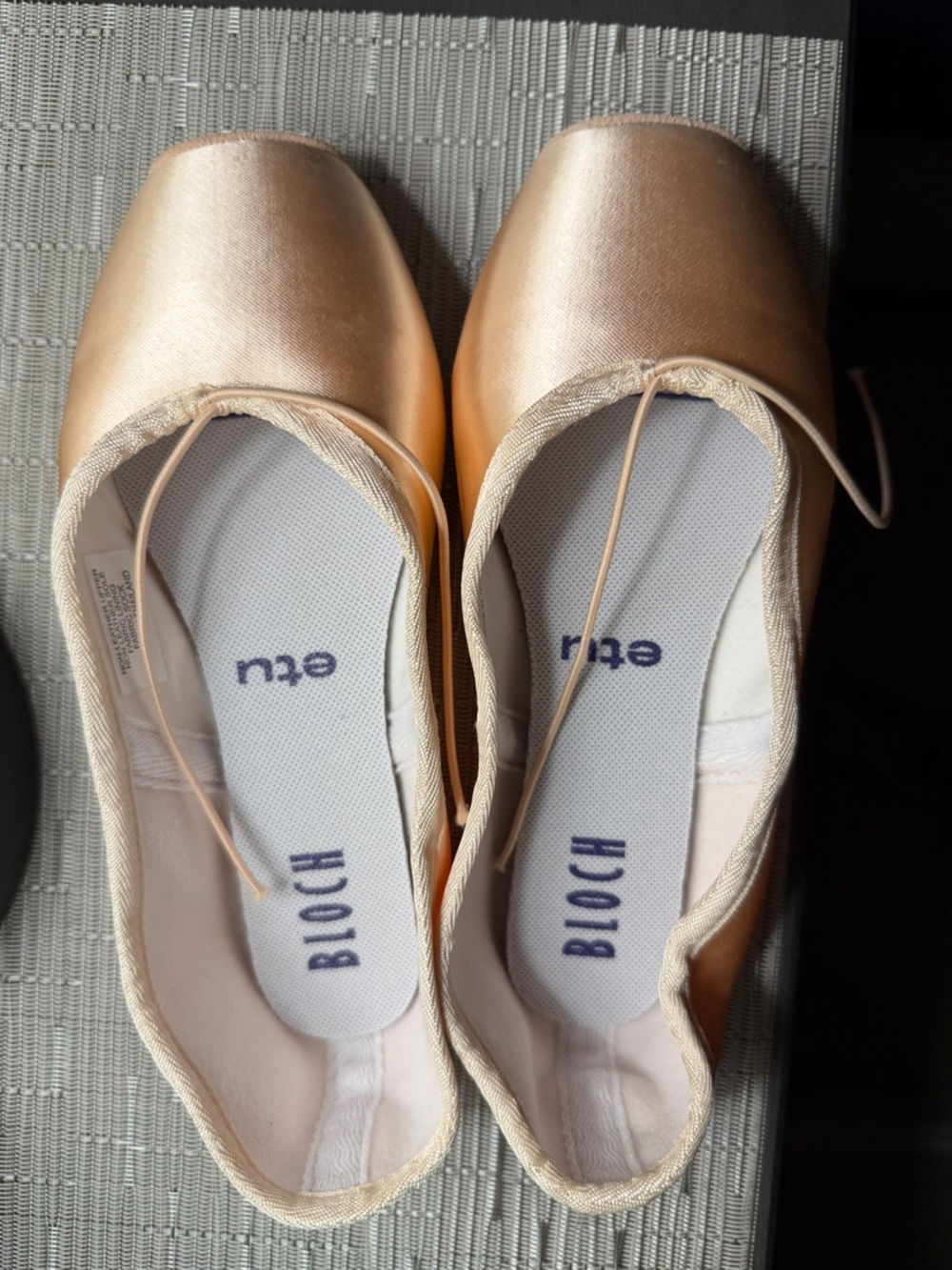 NWOT Bloch Etu Flex Suede Pointe Shoes 5XX